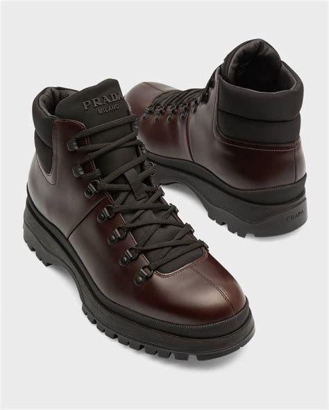 prada hiking boots mens|Prada thigh high boots.